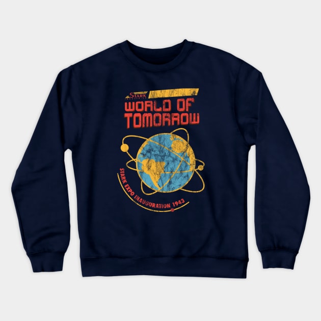 World Of Tomorrow Expo Crewneck Sweatshirt by DeepDiveThreads